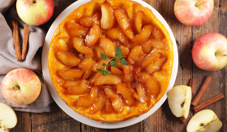 Tarte Tatin: el postre invertido que revolucionó la cocina francesa Foto: Shutterstock