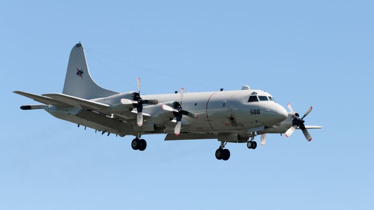 El avión aterrizó el lunes por la tarde en la Base Aeronaval Comandante Espora.