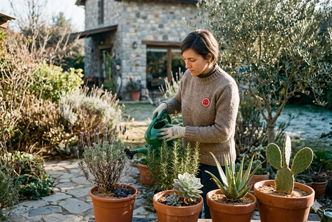 Consejos para regar en invierno. Fuente: IA Gemini. Consejos para regar en invierno. Fuente: IA Gemini.