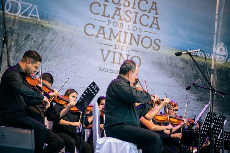 Inició la nueva edición del Festival Música Clásica por los Caminos del Vino Foto: Santiago Tagua / MDZ