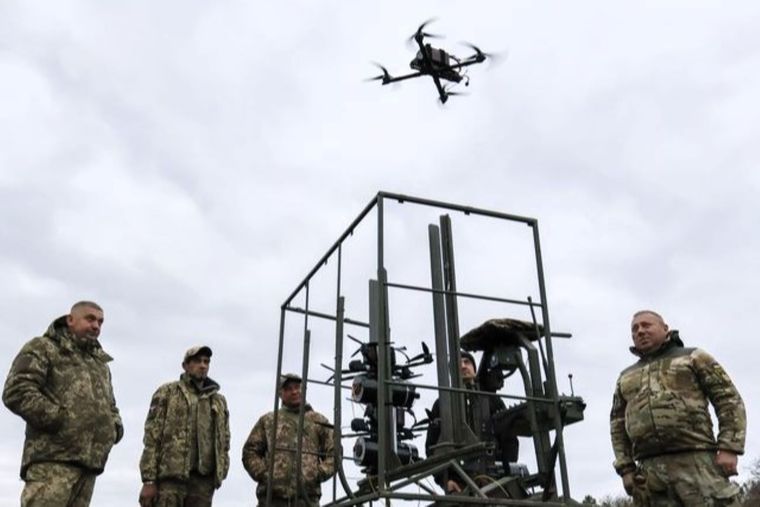 Los drones, armas estratégicas en la guerra entre Rusia y Ucrania. Foto Efe Los drones, armas estratégicas en la guerra entre Rusia y Ucrania. Foto Efe