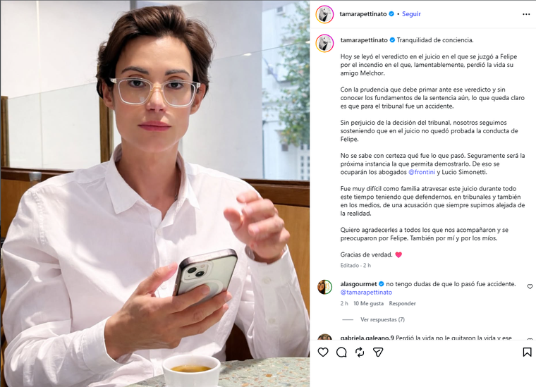 El fuerte descargo de la hermana mayor de los Pettinato. El fuerte descargo de la hermana mayor de los Pettinato.