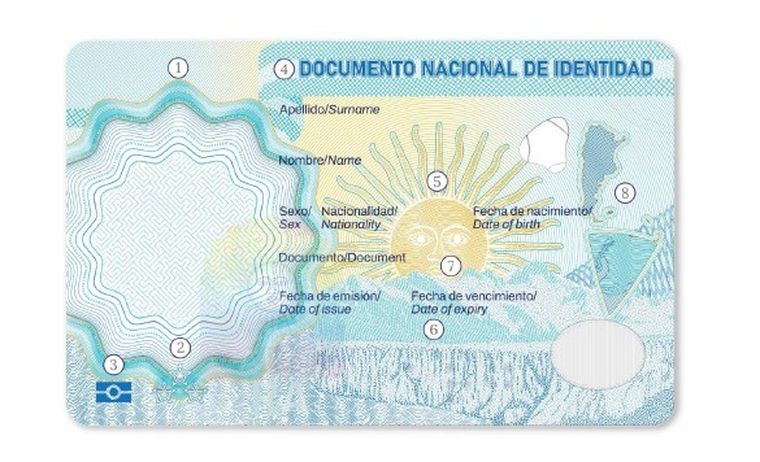 Los detalles en el frente del nuevo DNI Electrónico Los detalles en el frente del nuevo DNI Electrónico
