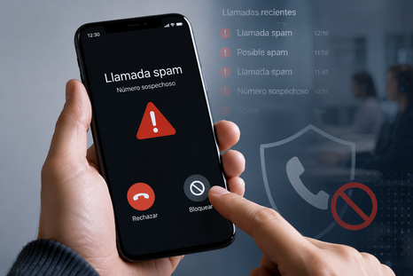 Las llamadas spam pueden convertirse en el primer paso de una estafa para obtener datos personales sensibles. Las llamadas spam pueden convertirse en el primer paso de una estafa para obtener datos personales sensibles.