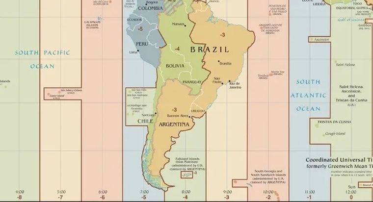 Argentina tendrá un nuevo huso horario: este miércoles se debatirá en  Diputados
