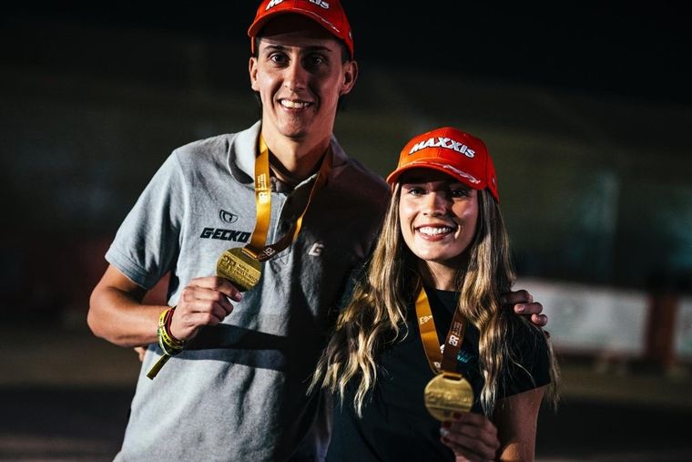 Augusto Sanz y Puck Klaassen, una sociedad ganadora. Augusto Sanz y Puck Klaassen, una sociedad ganadora.