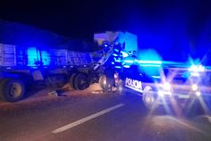 Una de las imágenes del accidente Foto: Gendarmería Nacional Una de las imágenes del accidente Foto: Gendarmería Nacional