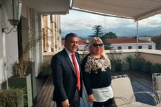 Alfredo Cornejo y Elisa Carrió