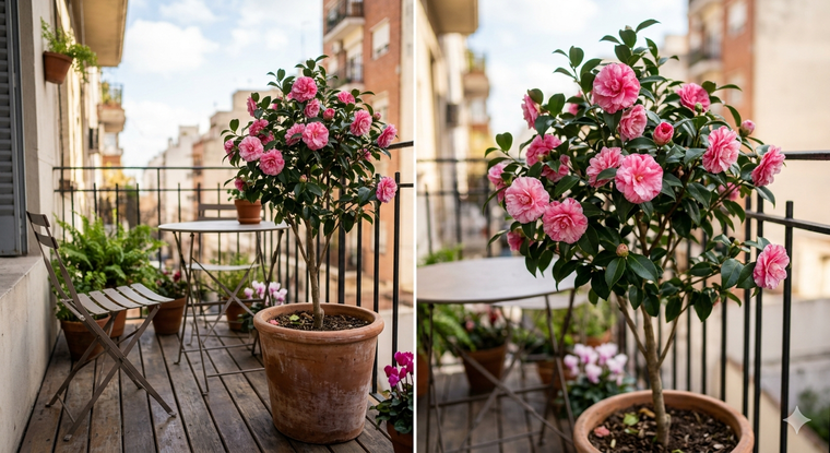 Un despliegue de color en invierno. Fuente. IA Gemini.