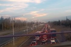 Así se ve la zona en el atardecer de este jueves