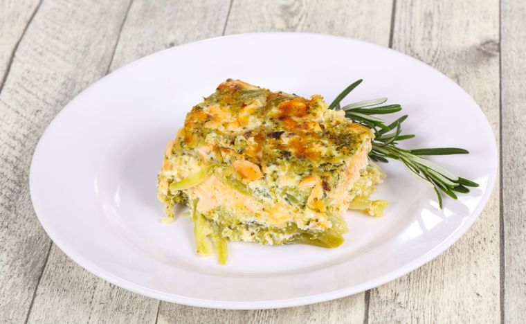 Pastel de brócoli y zanahoria Una receta simple y deliciosa en minutos. Foto: Shutterstock