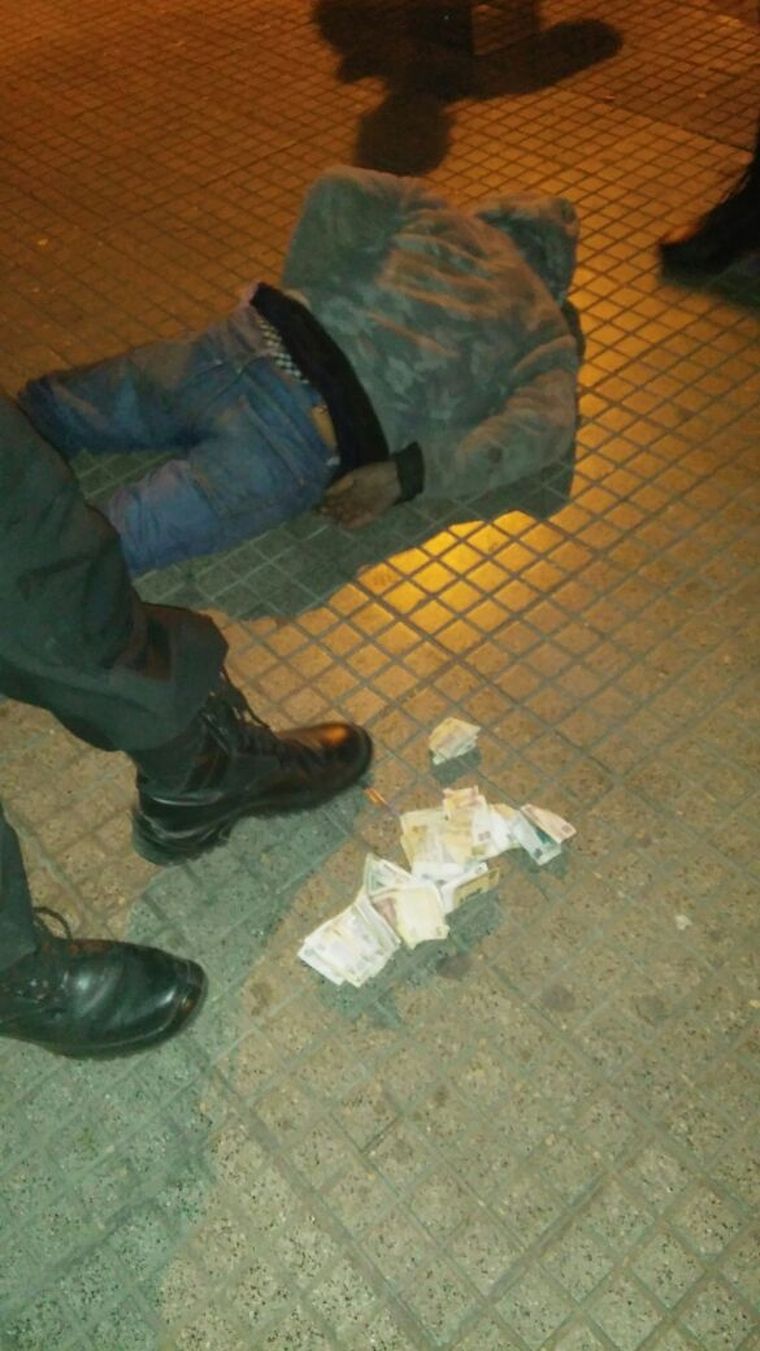 Neutralizado Uno de los sospechosos durante el operativo. Foto: Ministerio de Seguridad.