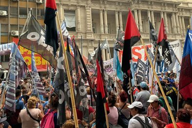 MDZol | Desde las 10 se realizará un Plenario Nacional Piquetero. Foto: Milagros Moreni