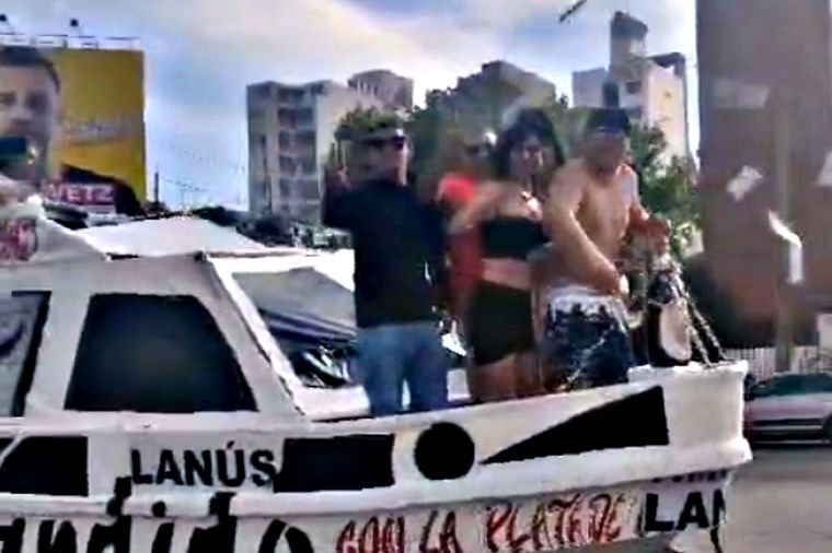El Bandido del conurbano no pasa desapercibido Foto: Captura de video