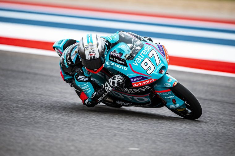 Marco Morelli largará 18° en la carrera de Moto3 en Austin y buscará trepar posiciones desde el fondo. (Prensa Aspar) Marco Morelli largará 18° en la carrera de Moto3 en Austin y buscará trepar posiciones desde el fondo. (Prensa Aspar)