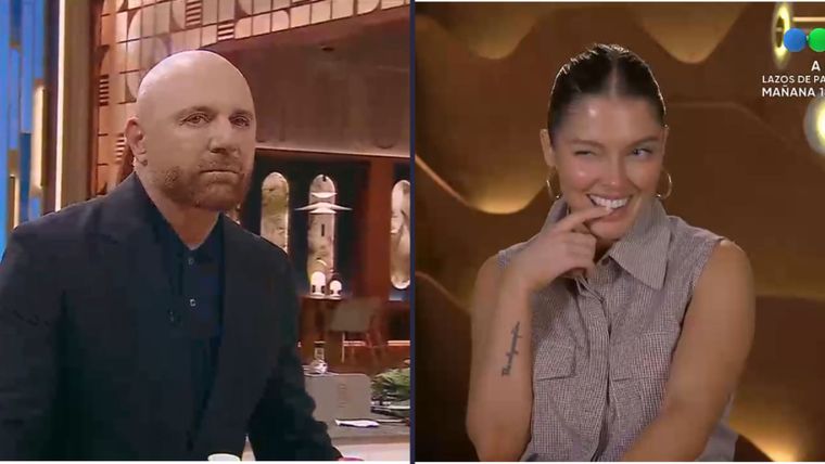 Un intercambio que dejó sin palabras al cocinero. Créditos: Captura / Telefe
