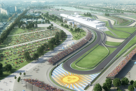 Las obras en el histórico autódromo porteño continúan avanzando. Las obras en el histórico autódromo porteño continúan avanzando.