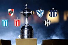 El fixture de los equipos argentinos en la Copa Libertadores. Foto: Conmebol y Paladar Negro