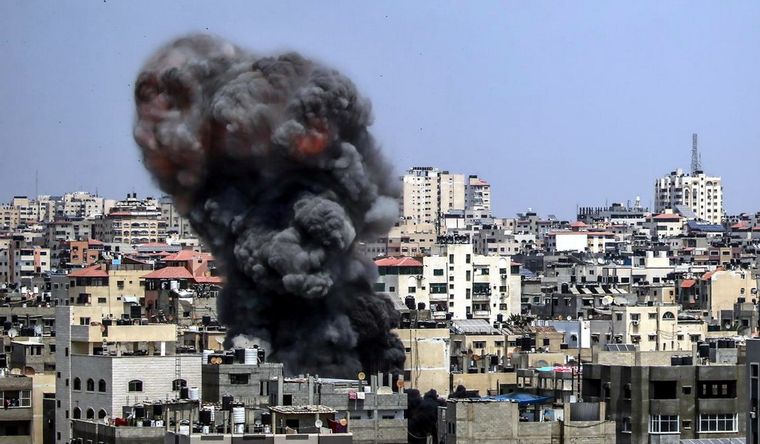 Gaza Gaza sigue siendo bombardeada por Israel. Foto: Efe.