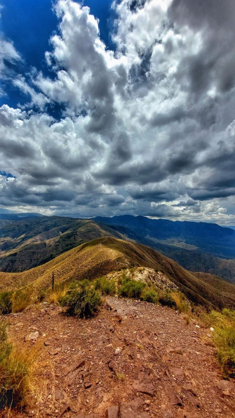 Una de las fotos que tomó Antonio cuando comenzó a formarse la tormenta.