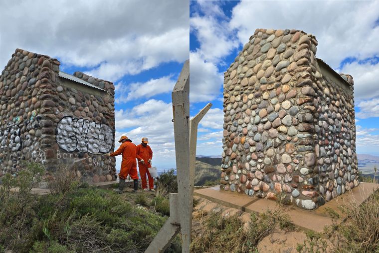 El trabajo de restauración y recuperación del antiguo telégrafo de la Reserva Natural de Villavicencio El trabajo de restauración y recuperación del antiguo telégrafo de la Reserva Natural de Villavicencio