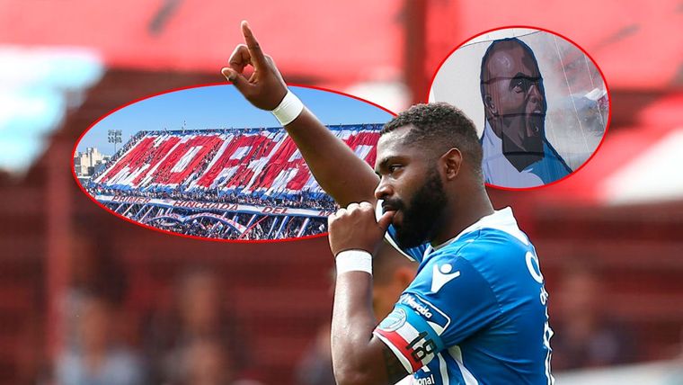 Emocionante homenaje al Morro García por parte de la hinchada de Nacional antes del clásico contra Peñarol.