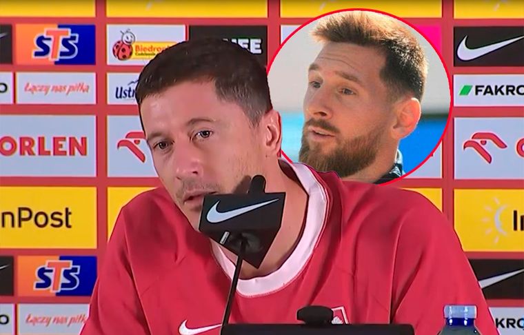 Lewandowski desmintió haber cargado contra Messi tras no votarlo para el The Best de 2021.