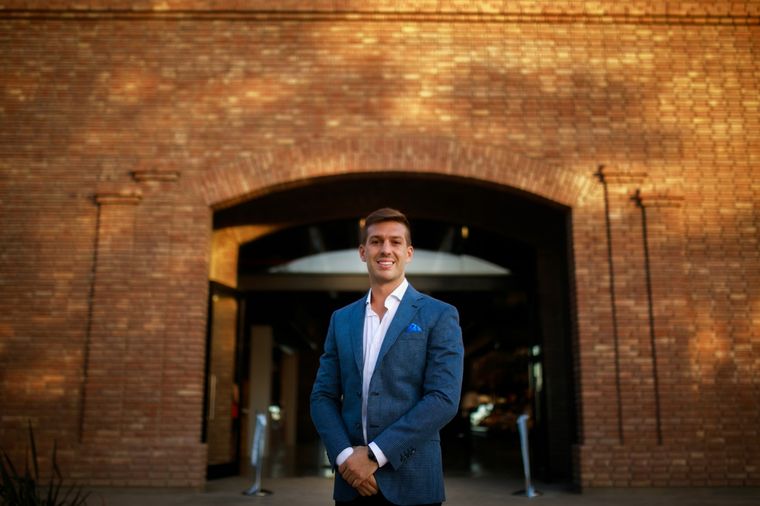 Nicolás Armentano, el joven director de Grupo Armentano, alma mater de Il Mercato.