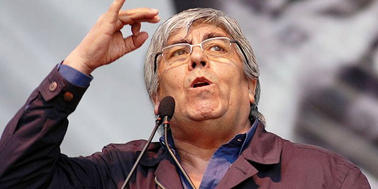 Hugo Moyano desafía al Gobierno. Foto: web