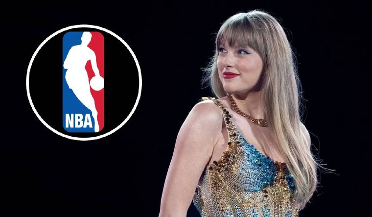 Taylor Swift y una extraña asociación con la NBA.