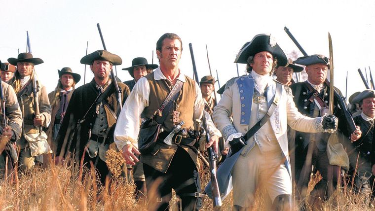 Parte del elenco de El Patriota. Parte del elenco de El Patriota.