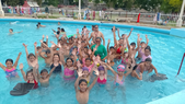 Jóvenes y niños de San Martín disfrutan el verano. Jóvenes y niños de San Martín disfrutan el verano.