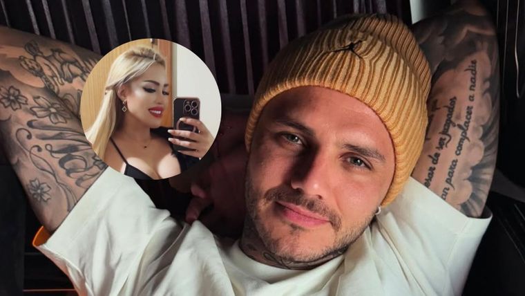 La modelo decidió hablar tras lo ocurrido. Fotos: Instagram/ @mauroicardi/ @natasharey1. 