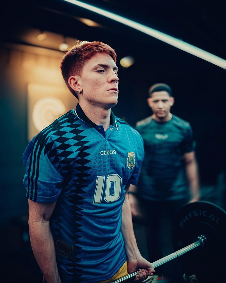 Valentín Barco se pone a punto en Brighton. Foto: @colo.barco