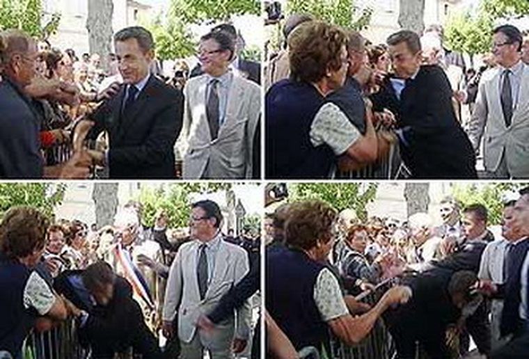 Secuencia de fotos del incidente.
