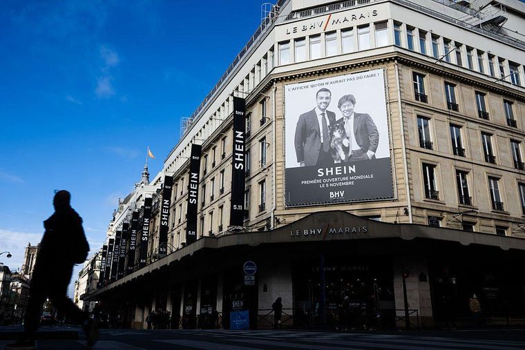 Shein abrirá su primera tienda física en París este miércoles.