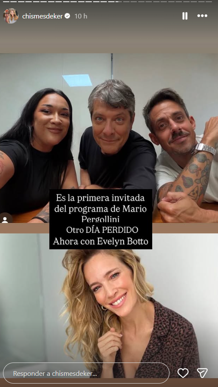 Luisana Lopilito la primera invitada de Mario Pergolini. Luisana Lopilito la primera invitada de Mario Pergolini.