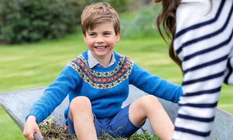 El Príncipe Louis Foto: Instagram: @princeandprincessofwales