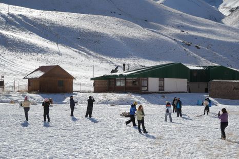 feriado con poco movimiento en alta montana: asi se encuentra penitentes feriado con poco movimiento en alta montana: asi se encuentra penitentes
