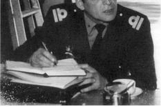 Pedro Edgardo Giachino cuando era Teniente de Navío