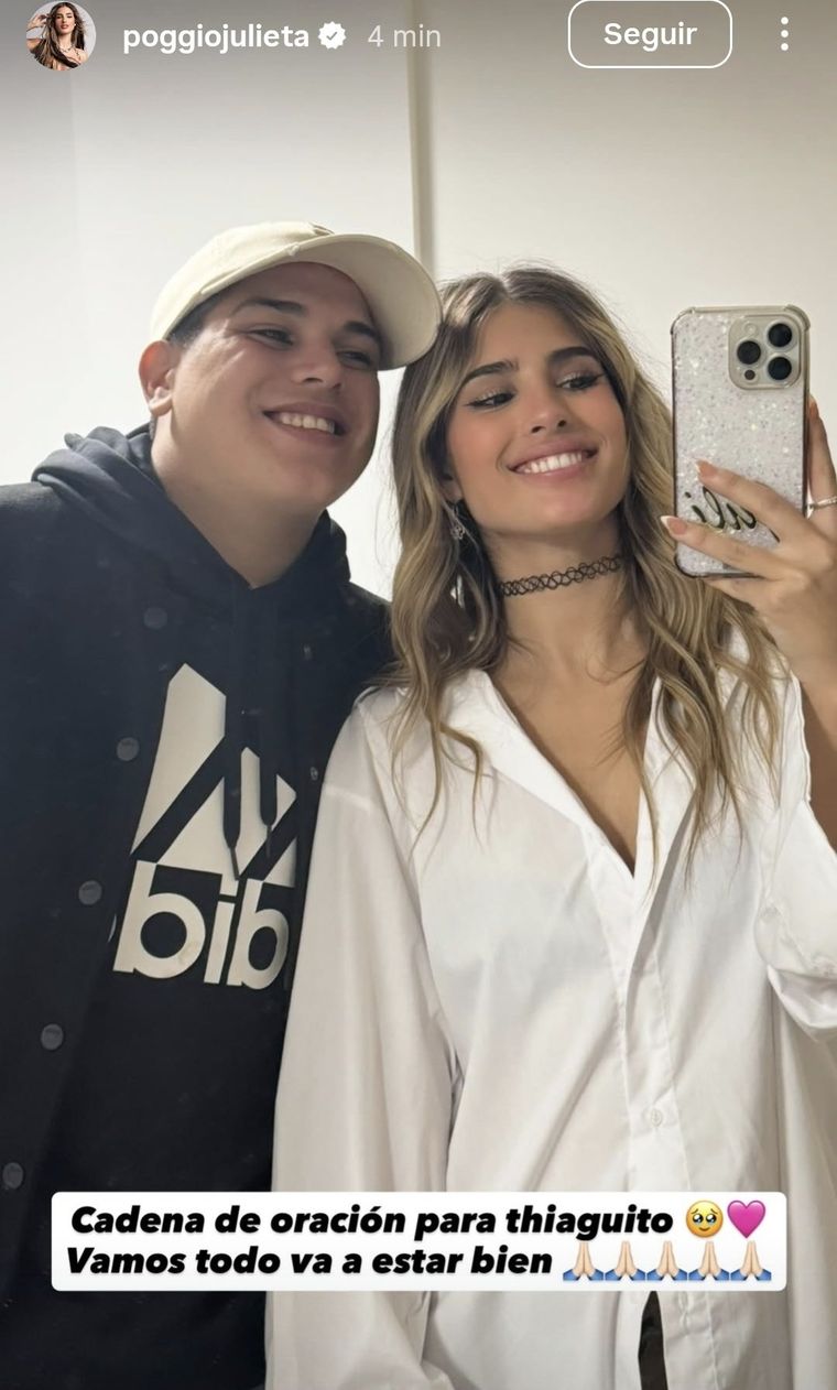 Julieta Poggio pidió Julieta Poggio pidió