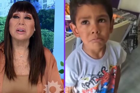 Moria Casán se mostró afectada al analizar las imágenes de Ángel López. Moria Casán se mostró afectada al analizar las imágenes de Ángel López.