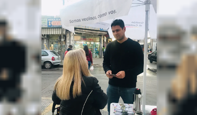 El dirigente del PRO baleado Foto: NA