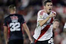 Nacho Fernández ya convirtió el 2-0 de River y sale a gritarlo con todo. Hubo conexión con Mastantuono. ¿Nace una sociedad? Foto: FoboBaires Nacho Fernández ya convirtió el 2-0 de River y sale a gritarlo con todo. Hubo conexión con Mastantuono. ¿Nace una sociedad? Foto: FoboBaires