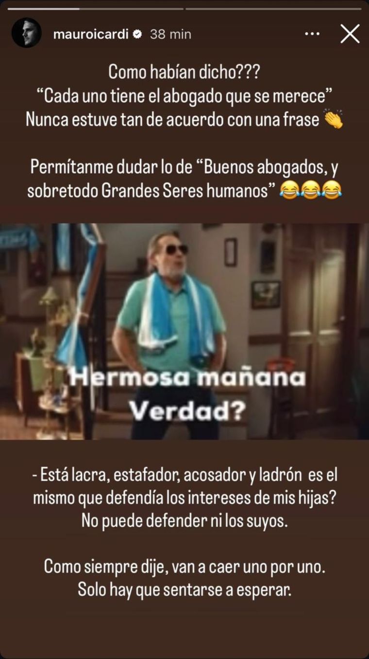 El futbolista se burló de Payarola en Instagram. El futbolista se burló de Payarola en Instagram.