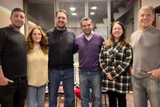 Nicolás Fernández, Marcia Marianetti, Lautaro Jiménez, Víctor Dávila, Laura Espeche, Gerardo Uceda del Frente de Izquierda Unidad. Foto: FOTO/PRENSA FIT