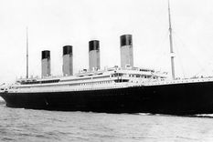 El Titanic partió del puerto de Southampton el 10 de abril de 1912 Foto: PA