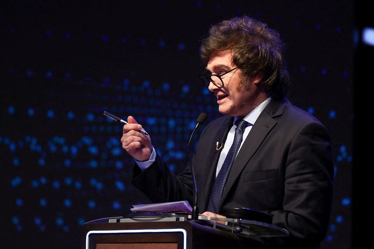 Describieron a Milei como “un economista excéntrico que quiere poner de cabeza el gobierno y el sistema financiero del país” Foto: Noticias Argentinas