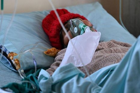 Paciente en un hospital del La Paz esta semana. Paciente en un hospital del La Paz esta semana.