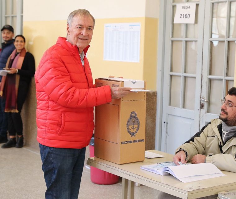 Cordobés Juan Schiaretti quedó como el sexto candidato más votado Foto: NA